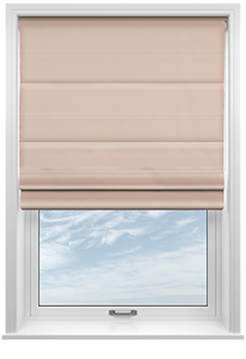 Ascot, Rose Gold - Twist&Fit Roman Blind
